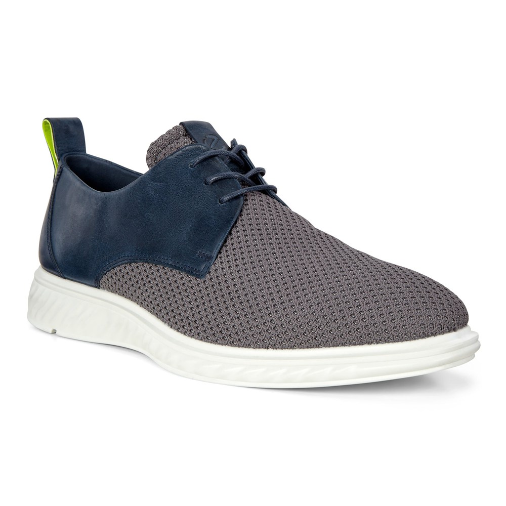 ECCO Mens Sneakers Dark Grey/Blue - St.1 Hybrid Lite - ZDQ-689572